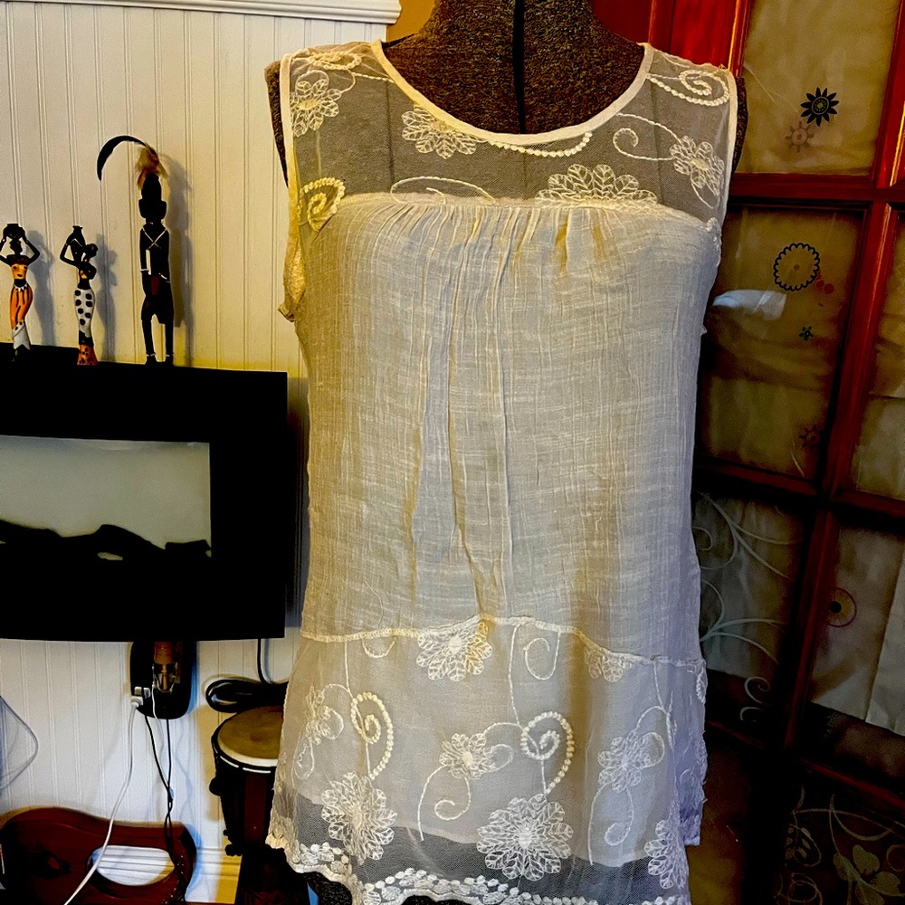 Dressy tank top size XL